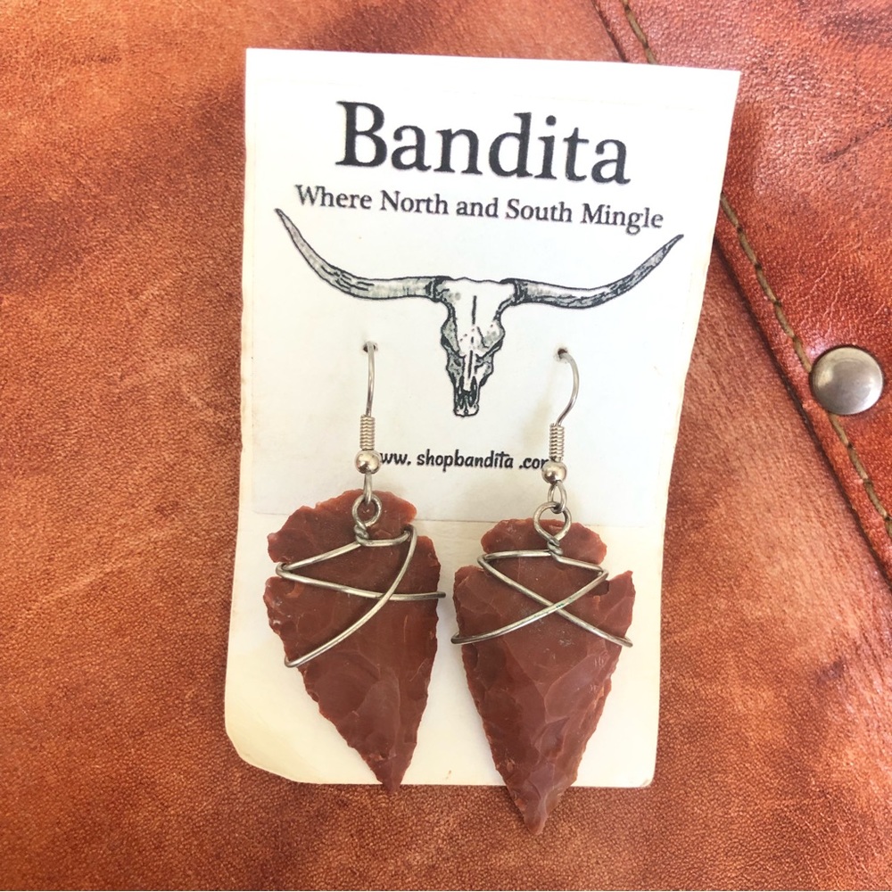 Large Arrowhead Earrings